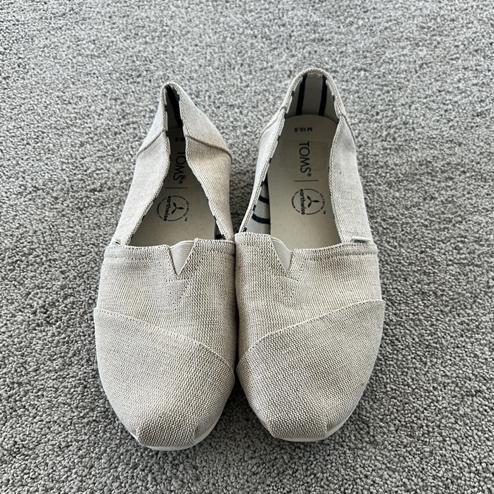 Toms Men's Shoes in Light Beige
